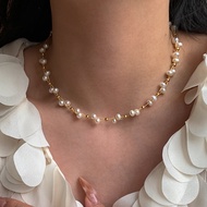 CAFFTI | Baroque Freshwater Pearl Exaggerated Necklace