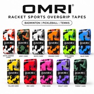 OMRI Camouflage Overgrip Tape for Pickleball Paddle Tennis Badminton Racket Non-Slip Sweat Absorbent