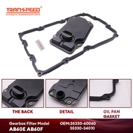 35330-60060 35330-34010 TRANSPEED AB60E AB60F Car Transmission Oil Filter Oil Pan Gasket For TOYOTA