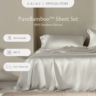 GAIAS PureBamboo™ Bed Sheet Set - 100% Bamboo Viscose