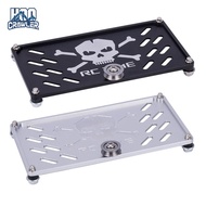 Aluminum Roof Rack with Pulley Bearing for 1/8 1/10 Scale RC Car SCX10 TRX4 Capra Car Shell Decorati