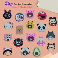 Pop SOCKET CHARACTER IMAGE 3D (Embossed IMAGE)