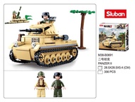 ProudNada Toys ของเล่นเด็ก ตัวต่อ รถถัง ทหาร Sluban Army 356 PCS B0691