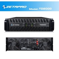 Power Amplifier 2 Channel Zetapro Td2000 Td 2000 Td-2000 Class Td
