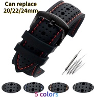 Tropical silicone strap suitable for swordfish can 005 series watch strap 20mm 22mm 24mm rubber tropical strap Oris Seiko Citizen smartwatch strap