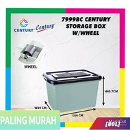 7999-BC Century Storage Box With Wheel 80 Litres - 7999BC