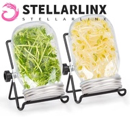 STELLARLINX Sprouter Healthy with Stand Wide Mouth Organic Mason Jars