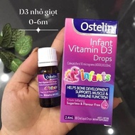 Vitamin D3 Ostelin (For Babies 0-6 Months and Over 6 Months)