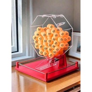 Box Box Turntable Happy 8 Ball Machine Lottery Lucky Lottery Machine Manual Red Two-Color Ball Lotte