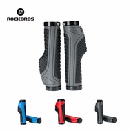 qJsr RockBros Cycling Handlebar Ergonomic Grips Double Locking Non-slip Grips