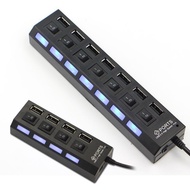 4 Port USB 7 Port USB Hub Switch 4 Port 7 Port Hub Data Reader High Speed/