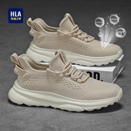 HLA | Breathable Black Casual Running Shoes