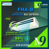 Daikin Ceiling Exposed aircond R32 Inverter FHA-B SERIES AIRCON FHA50B/FHA60B/FHA85B/FHA100B/FHA125b/FHA140B/FHA160B