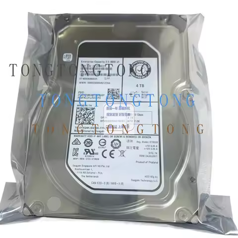 TT For DELL ST4000NM0025 0YXG4K 4T SAS R740 Server Hard Disk Used