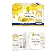 [Bundle] New Moon Bird Nest Collagen with Manuka Honey 6s x 150G &amp; Bird’s Nest with Collagen Strips 6s x 150g