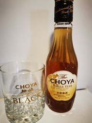 Choya 梅酒(200ml) + Choya Rock 杯套裝
