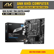 Main computer MSI Pro B760M-E DDR4 Motherboard Good support i3 - i5 12th / 13th / 14th Genuine