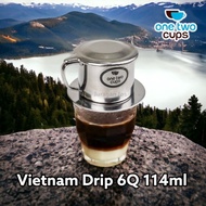 Vietnam Drip Filter Coffee Filter Coffee Dripper Pot 6quai 114ML