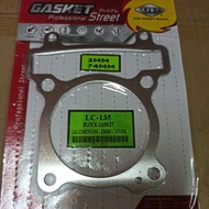 YAMAHA LC135 BLOCK GASKET ALUMINIUM 2MM - 74MM