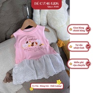 BABY 3-hole Elastic Lace Top for Girls - 99M Blouse Budak Perempuan