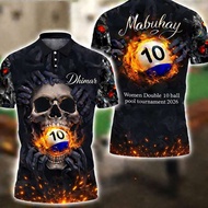 Baju Polo 3D Mulut Tengkorak Kulit Biliard Semua Baharu untuk 2026 Nama Tersuai Percuma Hindi.131 1