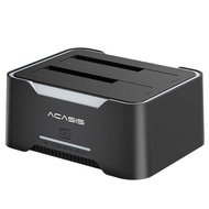 Acasis | Dual-Bay 3.5 Inch SATA USB External Hard Drive Enclosure