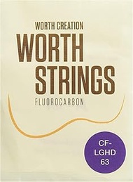Worth Strings CF-LGHD Ukulele Strings Clear Fat Low-GHD 63" Fluorocarbon