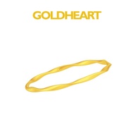 Goldheart 999 Gold Gu Fa Jin Twirl Bangle