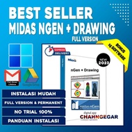 MIDAS nGen + Drawing Software 2022 v2.2 Lifetime 3D Design Analysis Software Civil Engineering