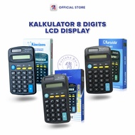Kalkulator Ukuran Kecil 8 Digit Tipe KK 402 Bermacam Merk Kalkulator Saku Baterai Terpisah / PB EDUK