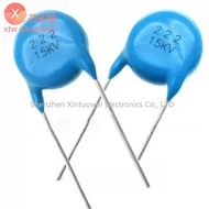 5Pcs/lot High Voltage Ceramic Capacitor 15KV222M 2200PF 2.2NF 222 15KV 0.0022UF