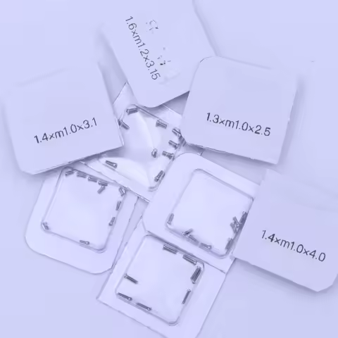 1 Set Stainless Steel Micro Watch Repair Screws 1.2 X 1.6 X 3.15 mm 1 X 1.3 X 2.5 mm Stainless Steel