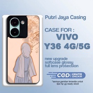 Latest Vivo Y36 4G 5G Case Hijab Casing Y36 4G 5G Hardcase Softcase Glossy