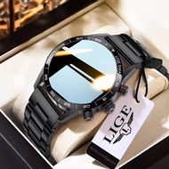 LIGE 360*360px Smart Watch Men Fitness Tracker Waterproof Bluetooth Call Multiple Sports Mode Watch 