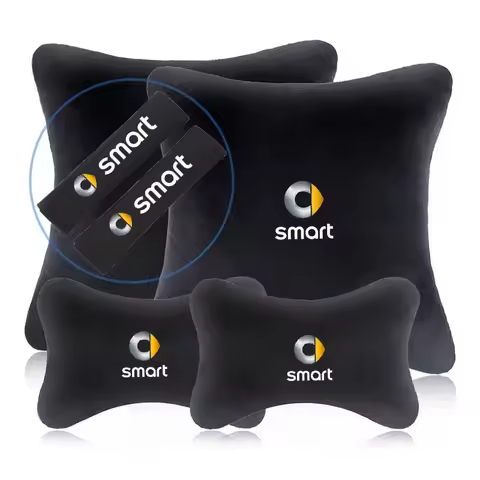 Car Accessories Auto Headrest Neck Support Soft Neck Pillow for Smart 450 451 Fortwo C452 EQ Fortwo 