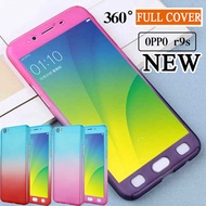 New  For OPPO R9s R9s Plus Luxury 360 Degree Full Body Protection  Case For OPPO R9 R9+ with Glass