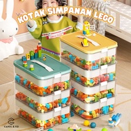 2024 Storage box 3 Levels Organizer Box Blocks Barang Dapur Kids toy Kotak Susun Mainan Kidstoycity