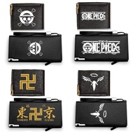 Dompet one piece/dompet kulit hitam valhala/dompet anime one piece/tokyo revengers