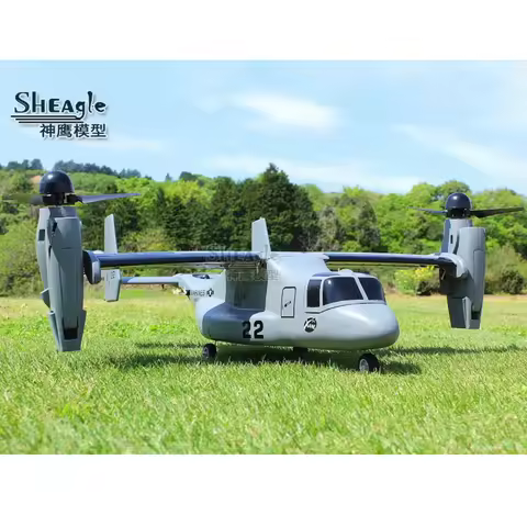 Hot Sheagle Rc Electric Remote Control Osprey V22 Vertical Take-Off And Landing Variable Wing Space 