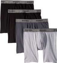 Hanes Mens 4-Pack Stretch Boxer Briefs