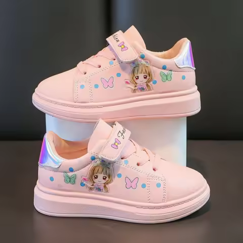 zapatillas Kid Shoe Kid Casual Shoe Spring 2023 New Kid sneakers Shoes Leather Upper Girl Shoe Kid S