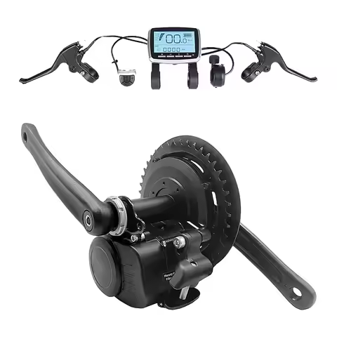Tongsheng TSDZ2B 48V 500Watt Ebike Blushless Motor Kit Dual Clutch Torque Sensor Mid Drive Electric 