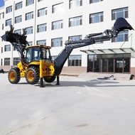 New Multipurpose Agricultural Digging And Carrying Tool 4×4 Articulated Mini Backhoe Loadering Excav