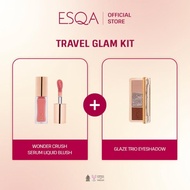 Esqa Cosmetics Make Up am Kit Liquid Blush + aze Eyeshadow Trio