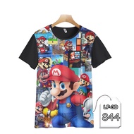 MARIO BROS 3D Printing Children's and Adult's Clothes Super Mario Bros LP3D-844