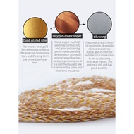 Kz 8 Cores Gold Silver And Copper Mixed 784 Core Upgrade Cable