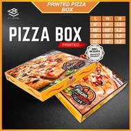Printed Pizza Box Food Box Cake Box Kotak Pizza White Box Kotak Talam Box Brownies Box Donut box