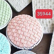 Silicone Mold - Round Border - 2 Sides Knitting 9.2cm