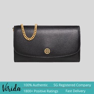 Tory Burch ROBINSON Chain Wallet Black 137152