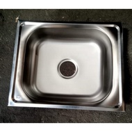 Bak cuci piring 1 lubang stainless sink kitchen 50cm